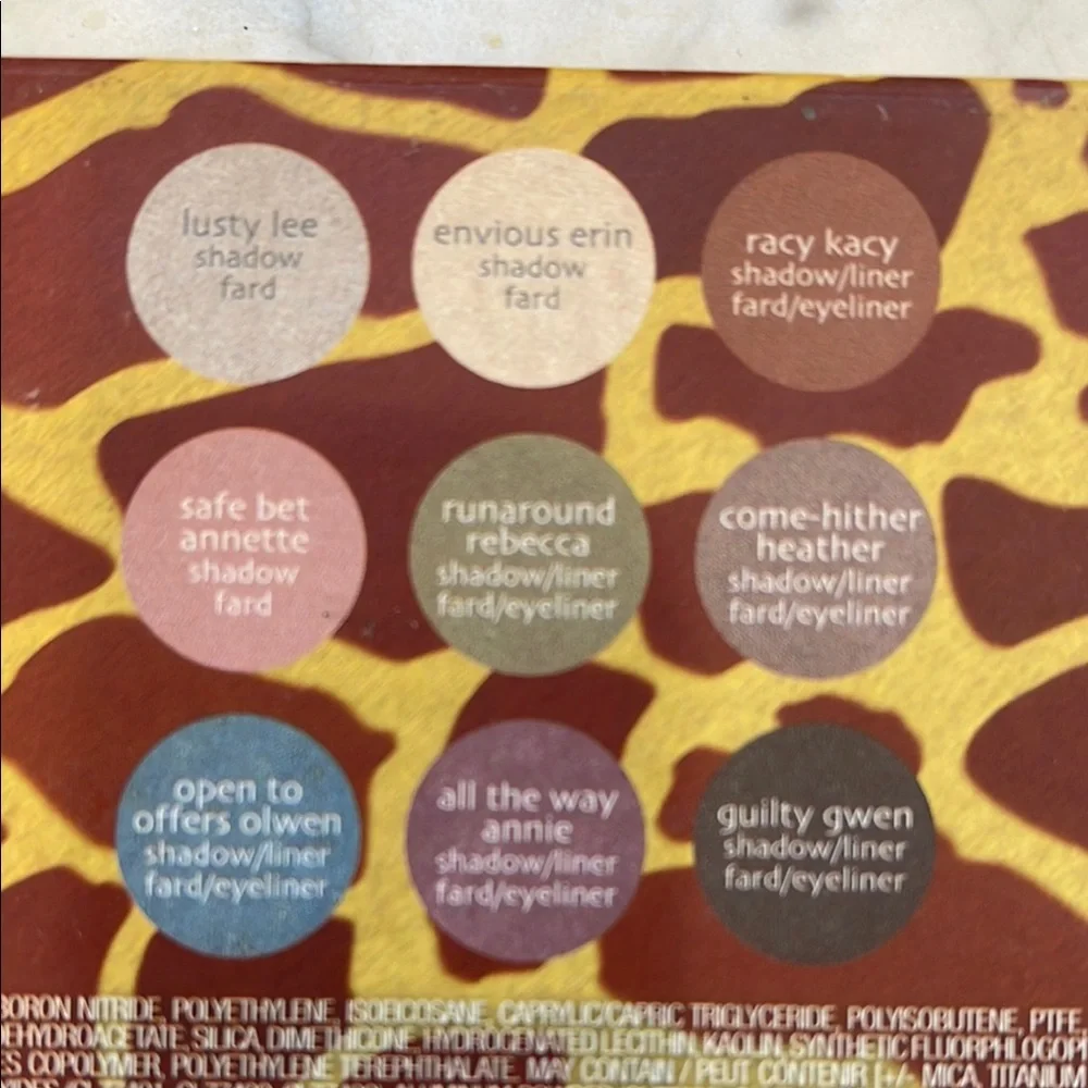 theBalm Shady Lady bundle of three pallets